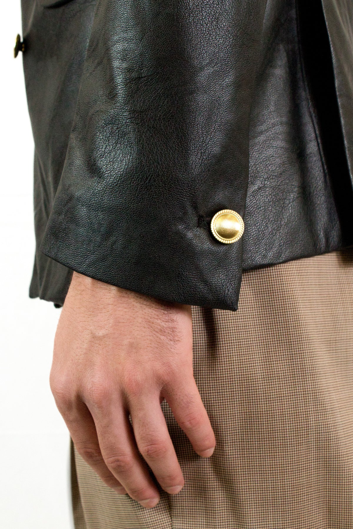 Marsem Tailoring Leather Blazer