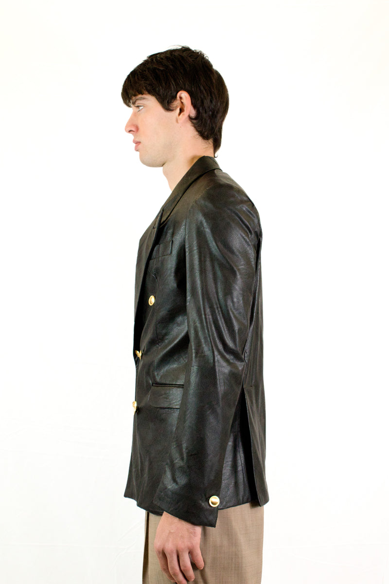 Marsem Tailoring Leather Blazer