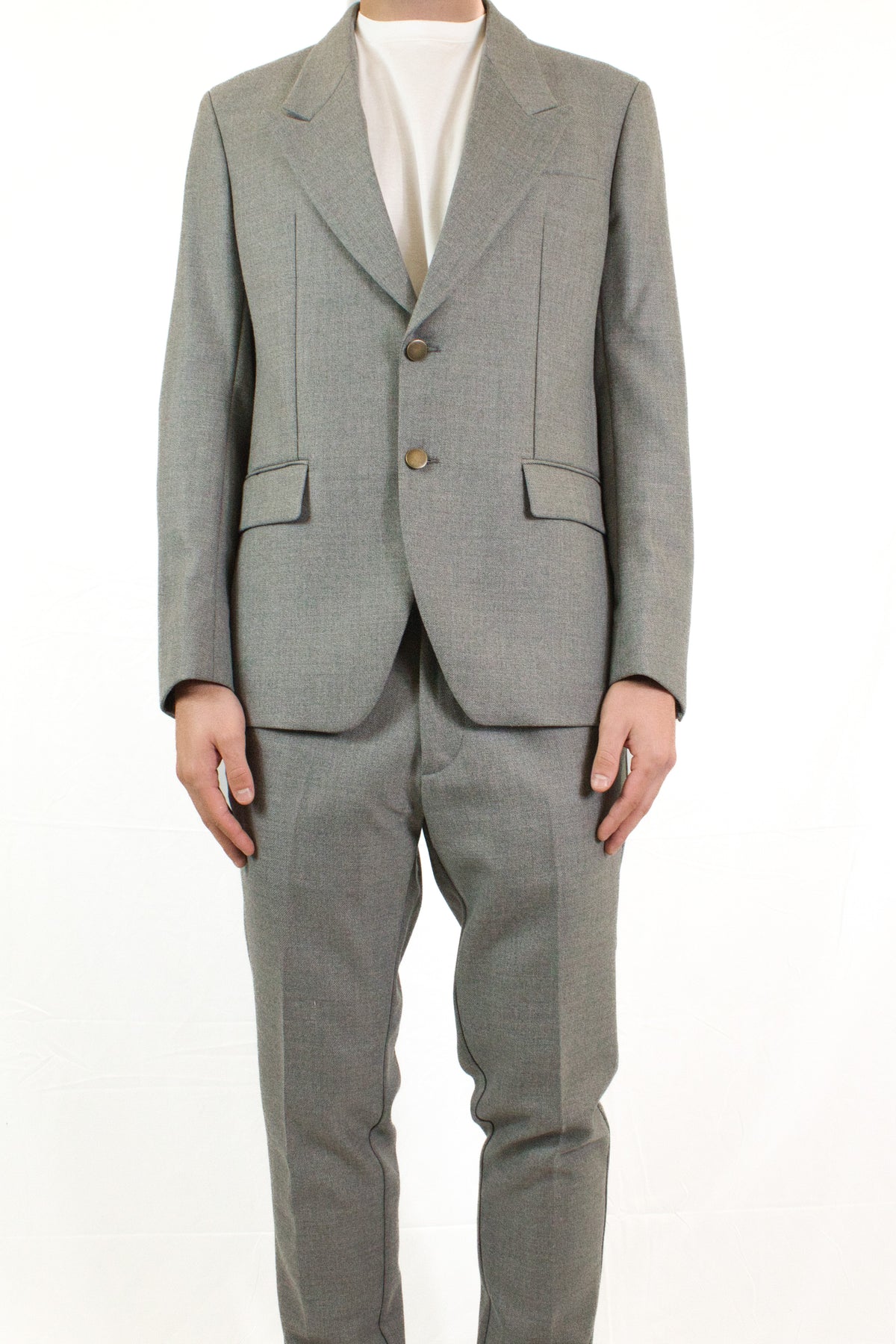 Marsem Completo Grigio In Lana Vintage