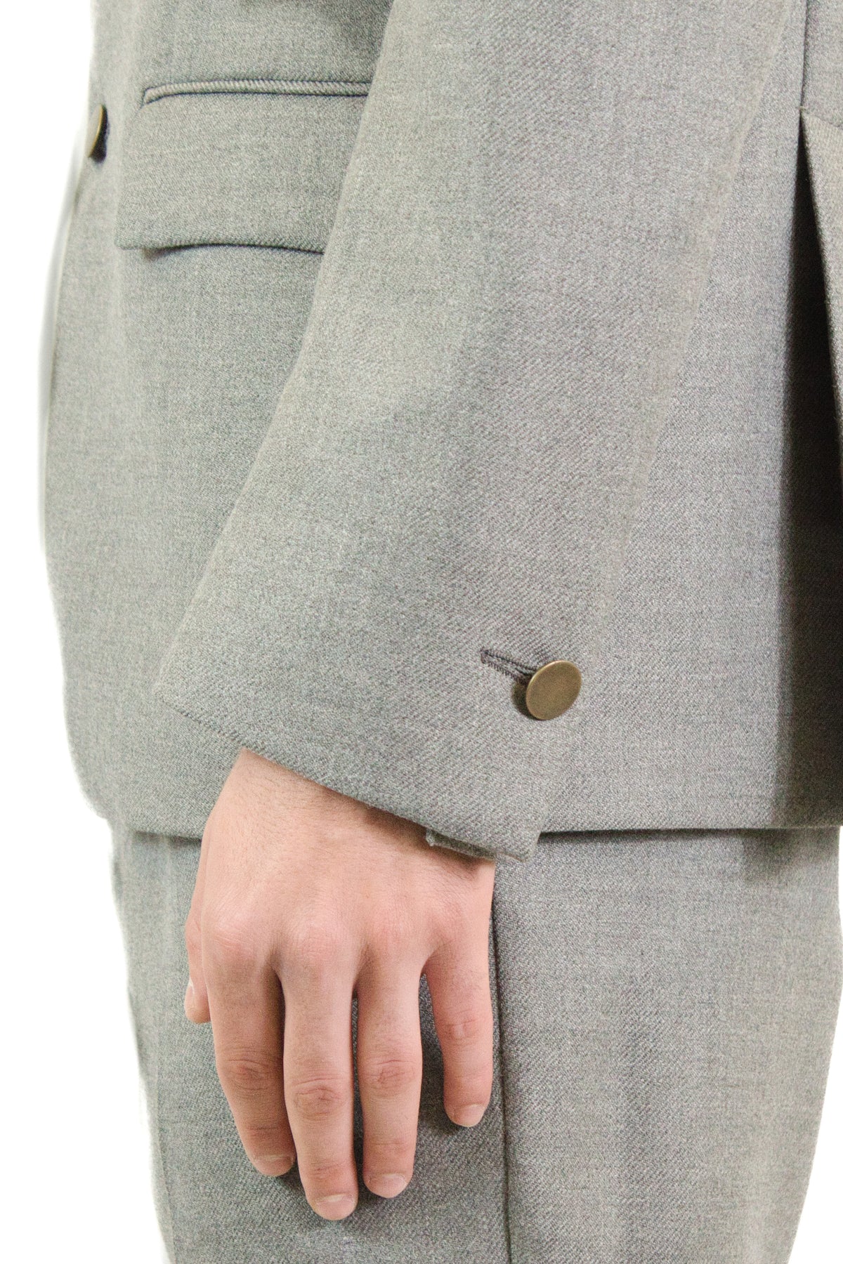 Marsem Completo Grigio In Lana Vintage