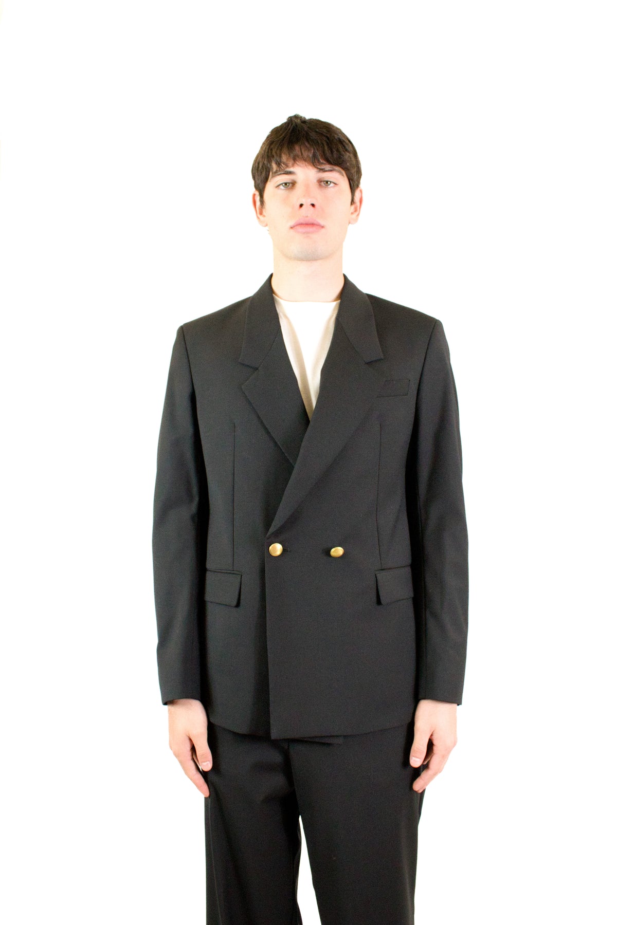 Marsem Giacca 2 Bottoni Nera