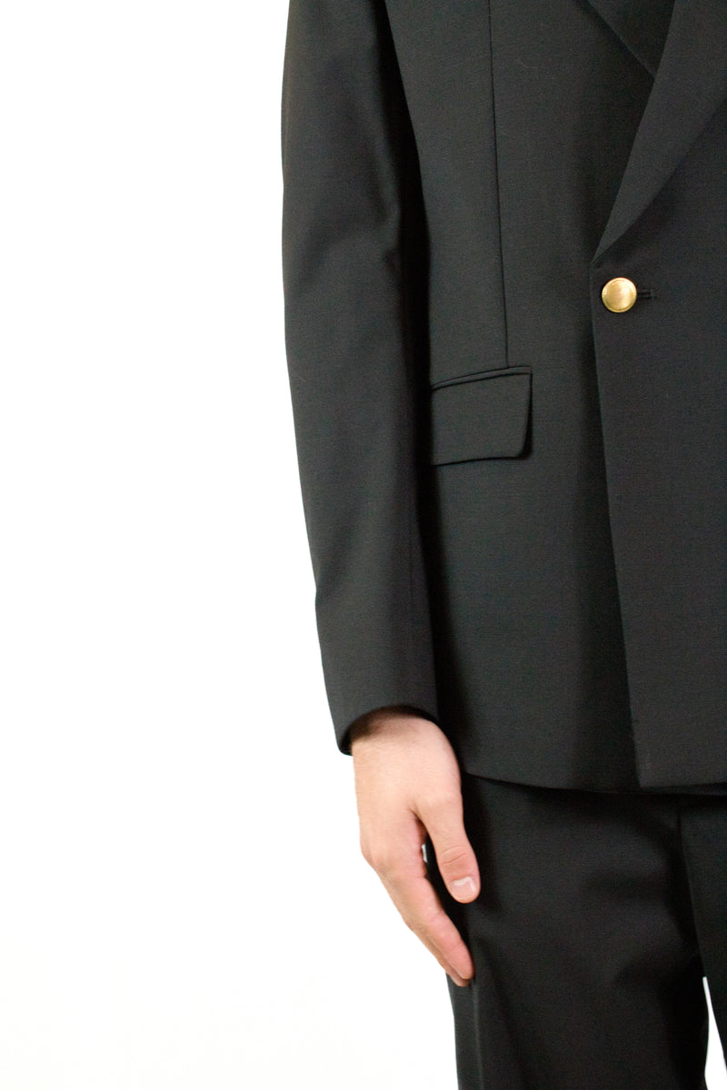 Marsem Giacca 2 Bottoni Nera