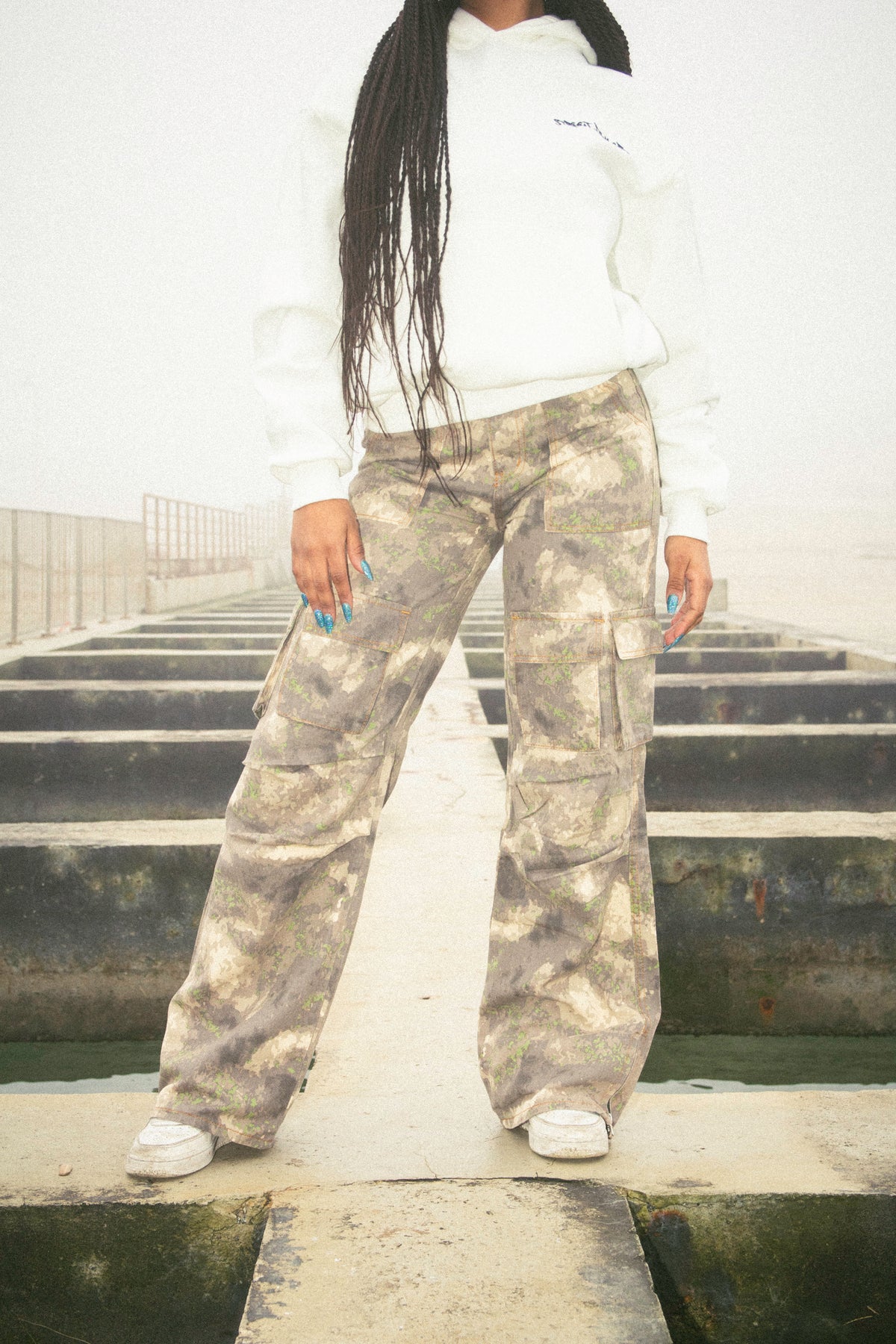 Street Dealer Womans Camo Cargo