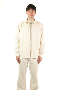 Marsem Camicia Twill Distressed Burro