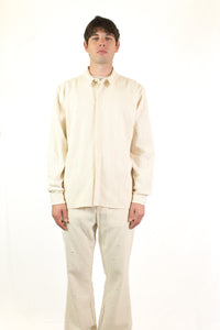Marsem Camicia Twill Distressed Burro
