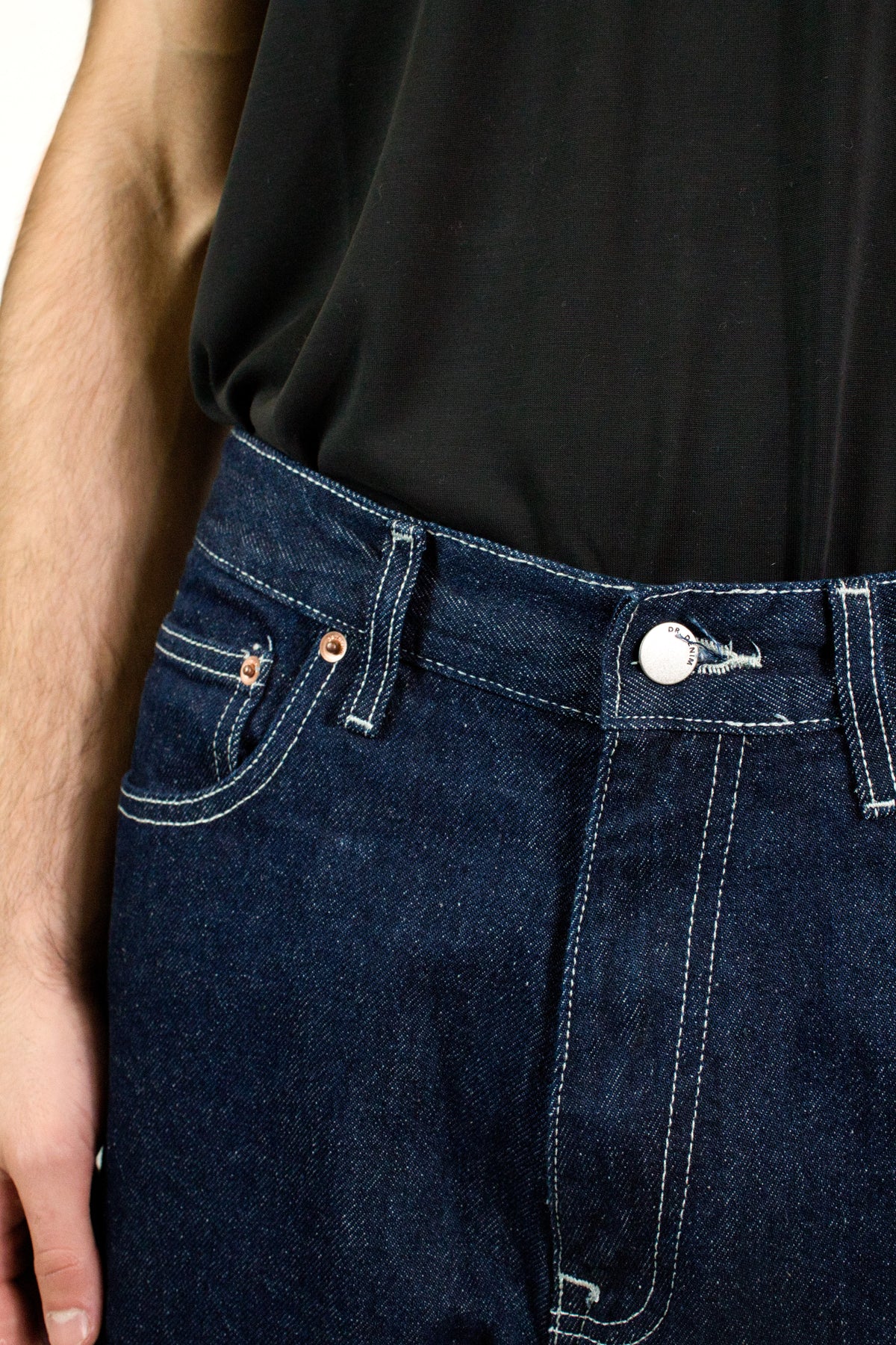 Dr. Denim Jeans Omar - Stream Rinse Contrast