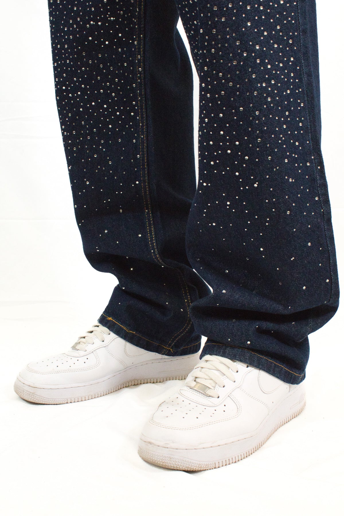 Jeans Strass Raw Regular