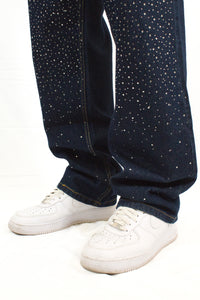 Jeans Strass Raw Regular