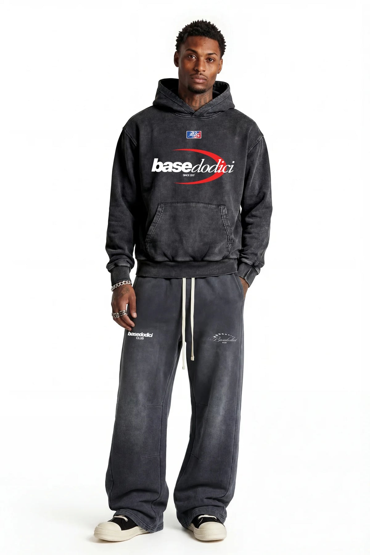 Hoodie Boxy Fit Red 