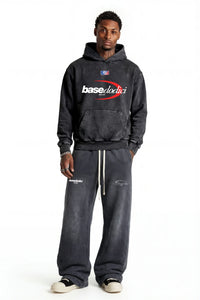 Hoodie Boxy Fit Red 