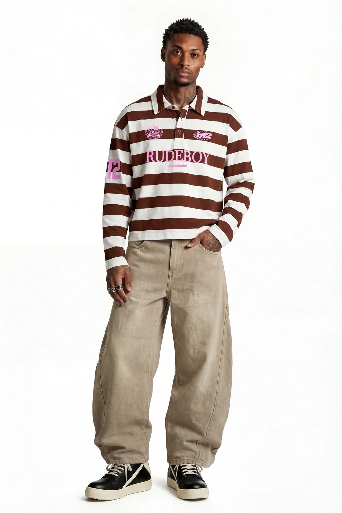 Hoodie Boxy Fit Red 