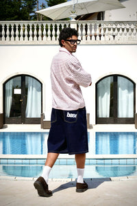 Basedodici Checked Shirt Rose Summer Club