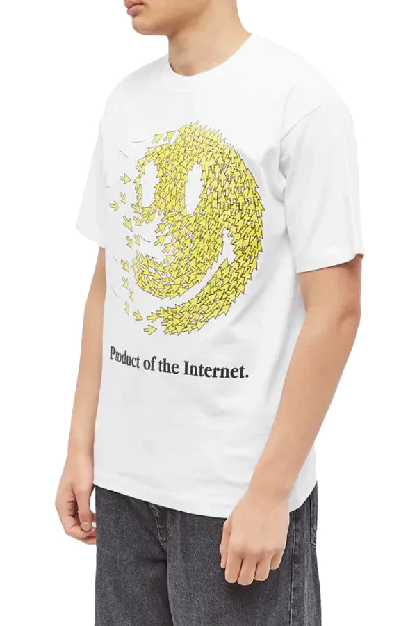 Market Smiley Product Of The Internet T-shirt White