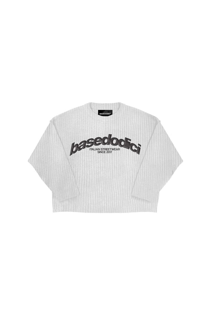 Basedodici Sweater Streets White