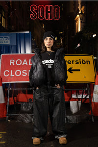 Basedodici Knit Black Front logo