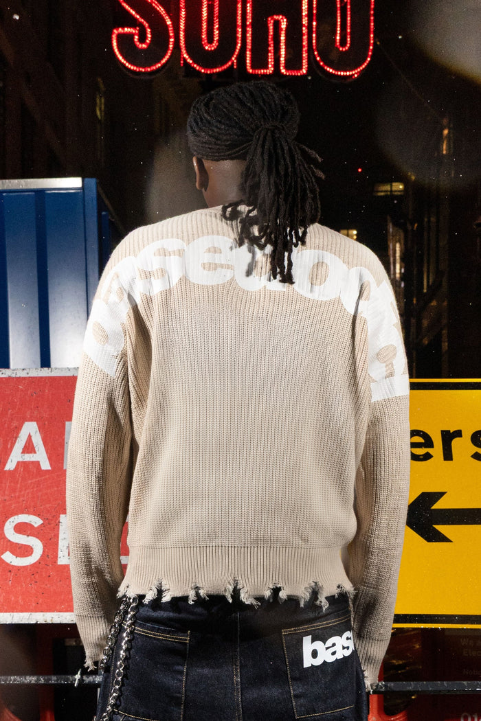 Basedodici Knitwear Big Back Logo