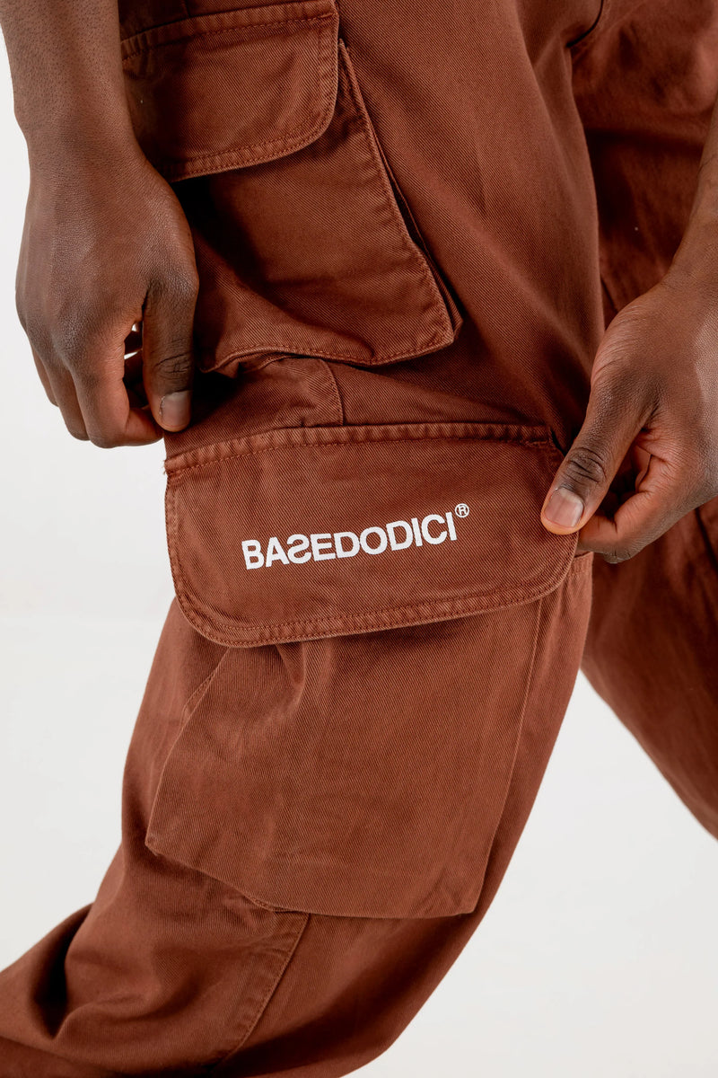 Basedodici Cargo Pants “RESORT” Brown