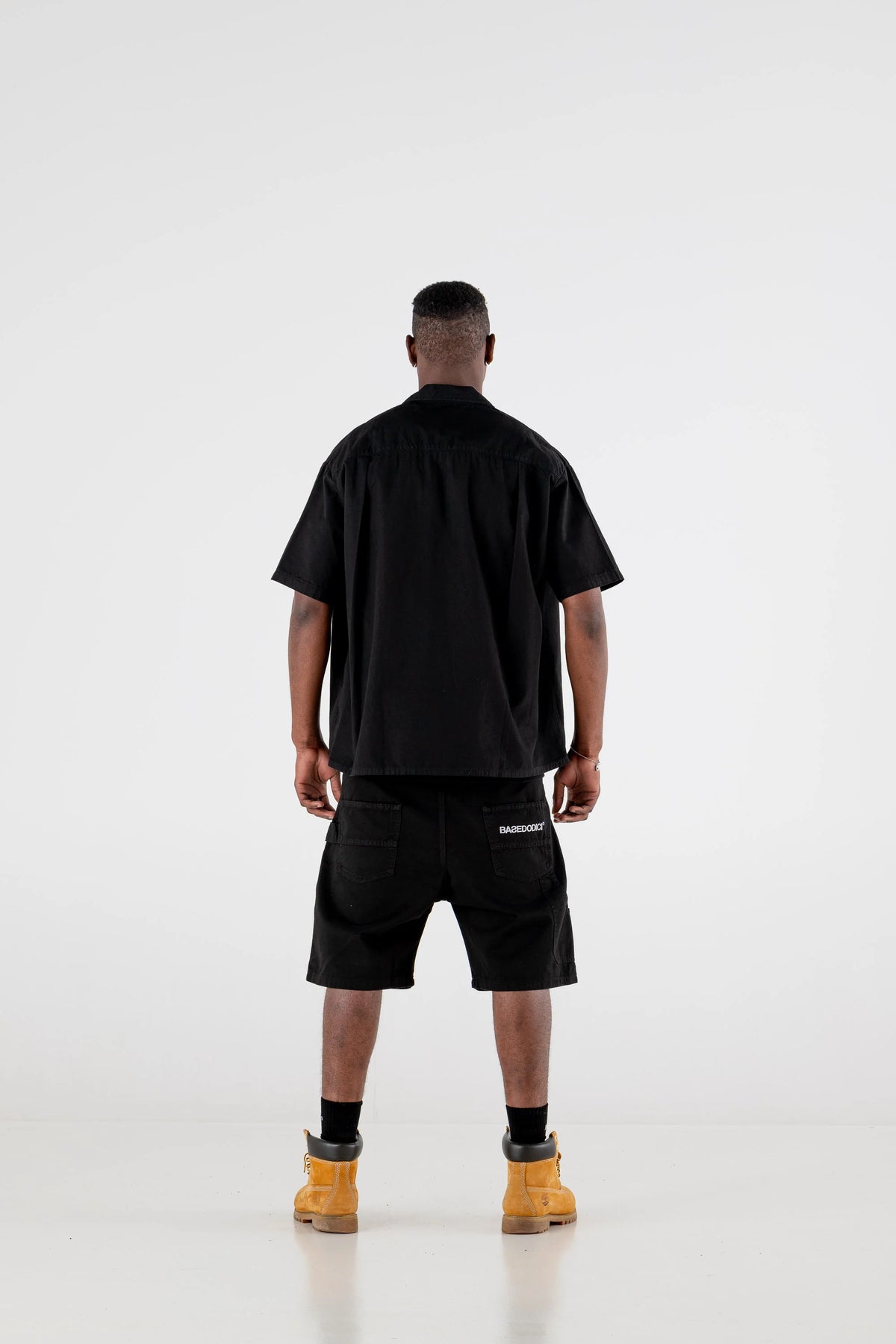 Basedodici Shirt “RESORT” Ultrabasic Black