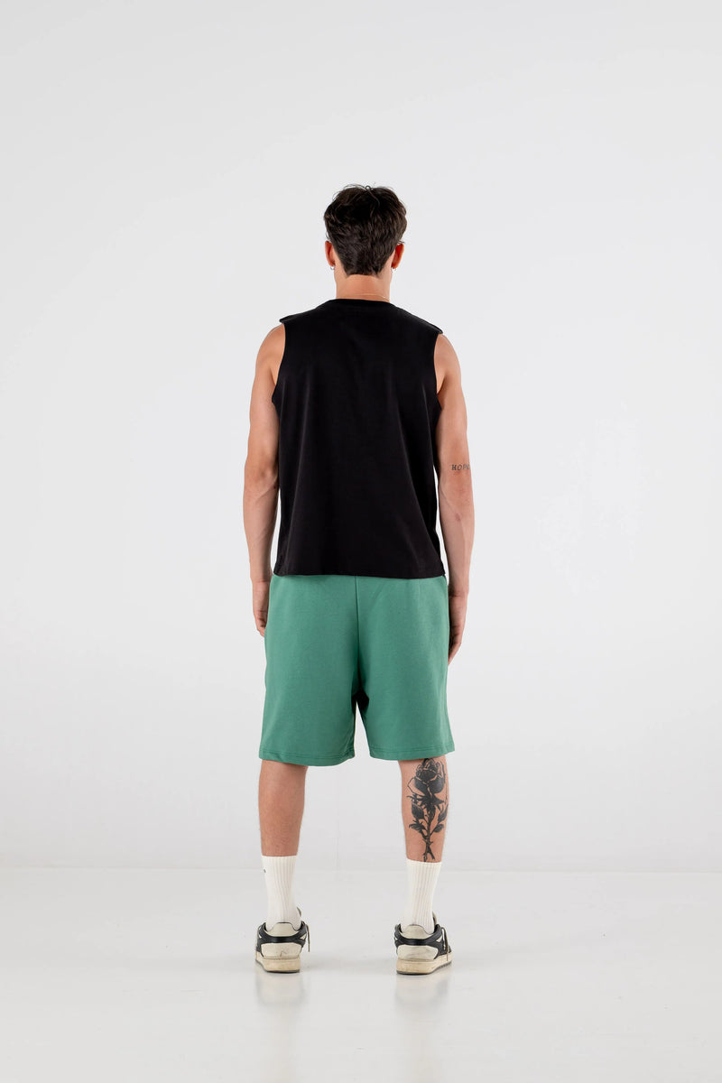 Basedodici Tank “FORSUMMER” Culture Black