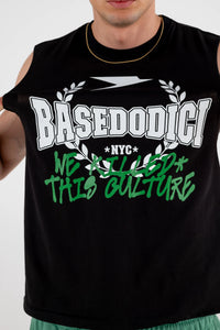 Basedodici Tank “FORSUMMER” Culture Black