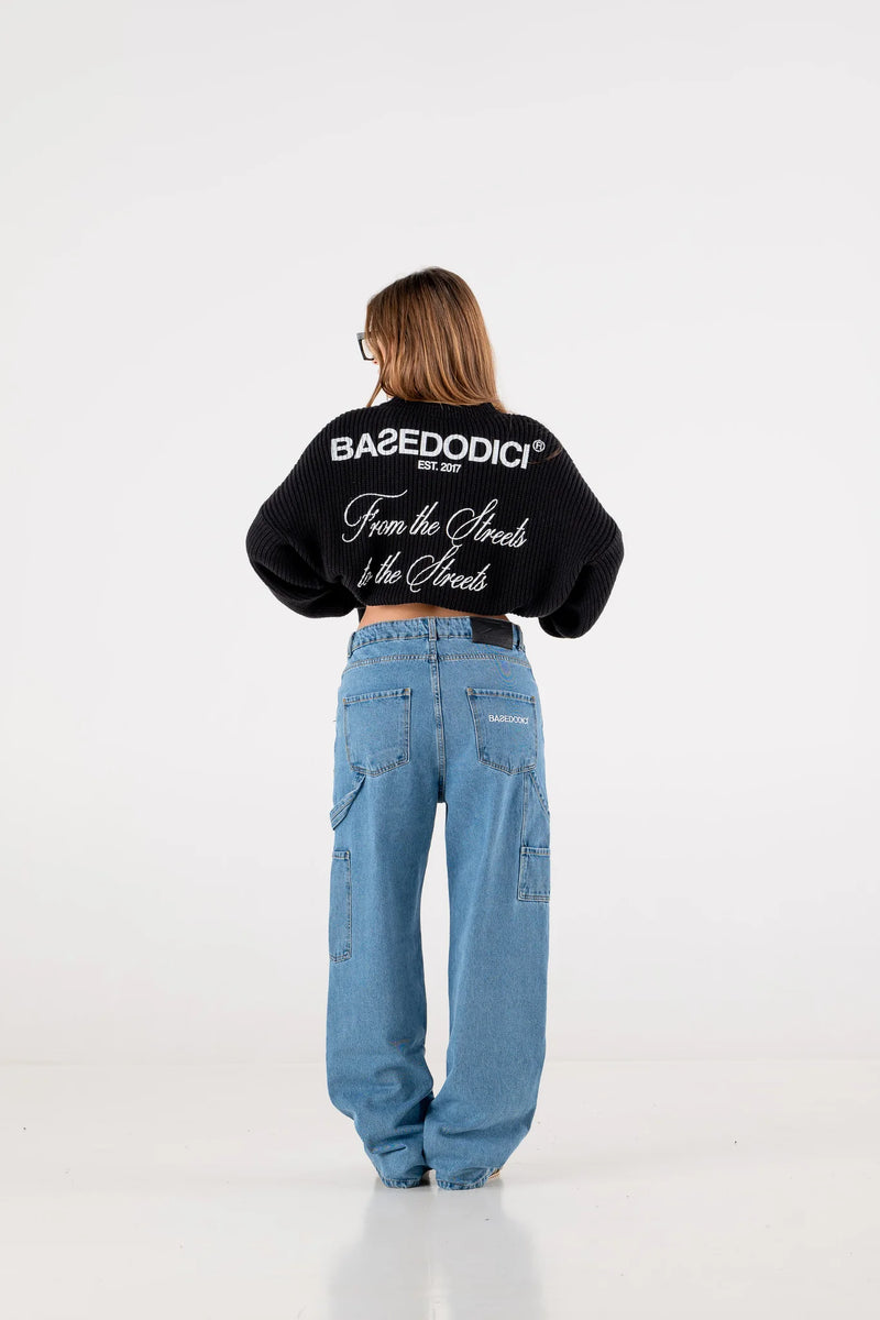 Basedodici Sweater Streets Black