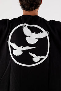 Basedodici Longsleeve Doves Black