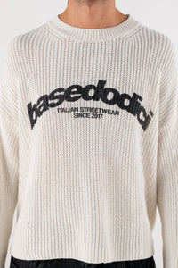 Basedodici Sweater Streets White