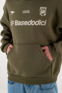 Basedodici Hoodie Club Navy Green