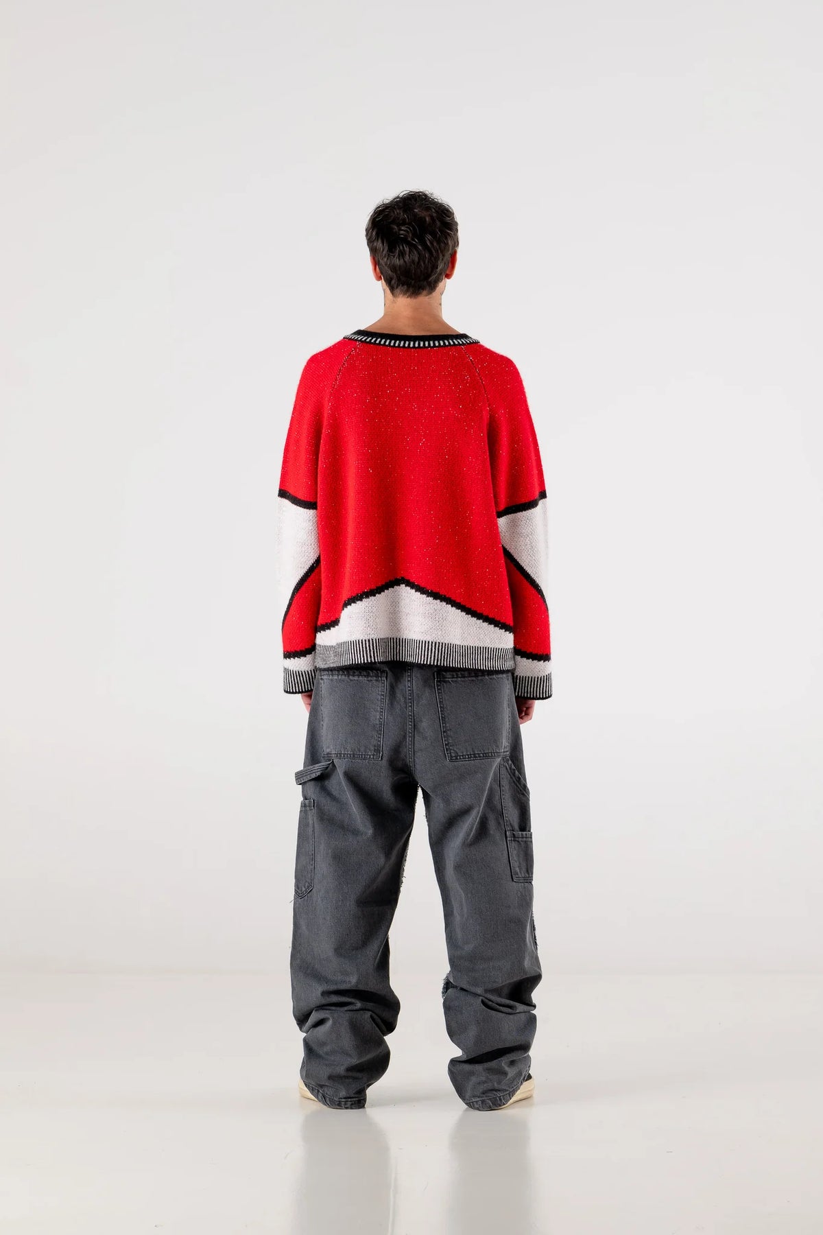 Basedodici Knitwear "RACING MADE" Hockey Red