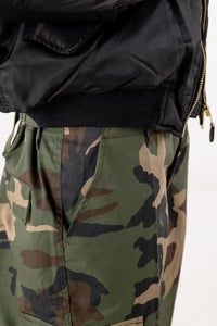 Basedodici Cargo Pants Wood Camo