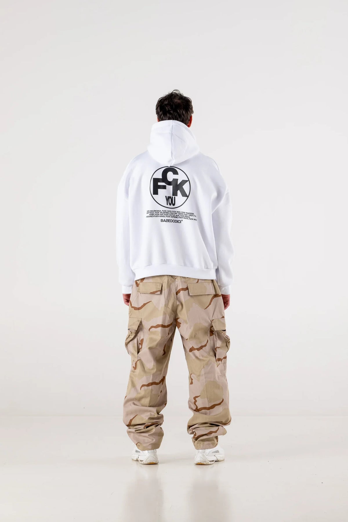 Basedodici Cargo Pants Wood Desert Camo