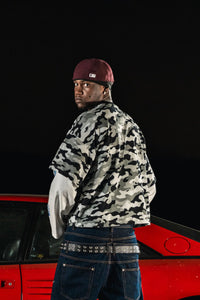 Basedodici Longsleeve Camo Grey Double Layer