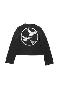 Basedodici Longsleeve Doves Black