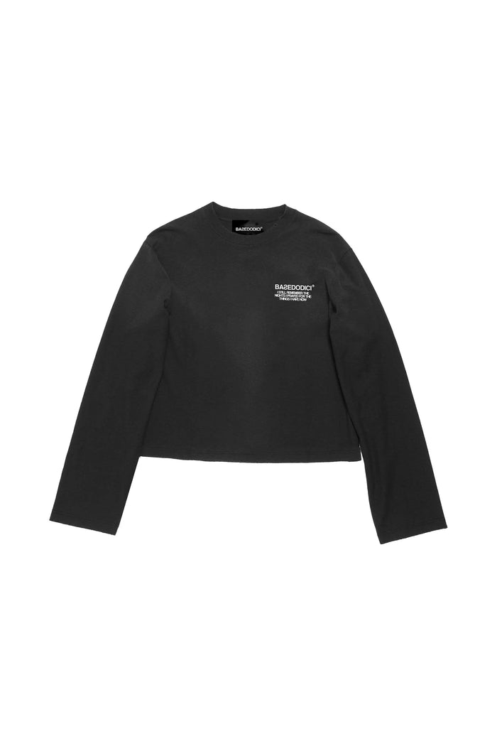 Basedodici Longsleeve Doves Black