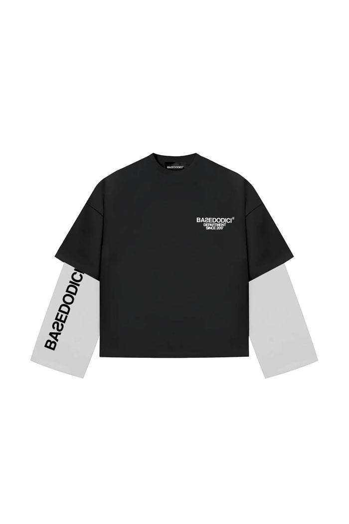 Basedodici Long Sleeve "RACING MADE" Double Tee