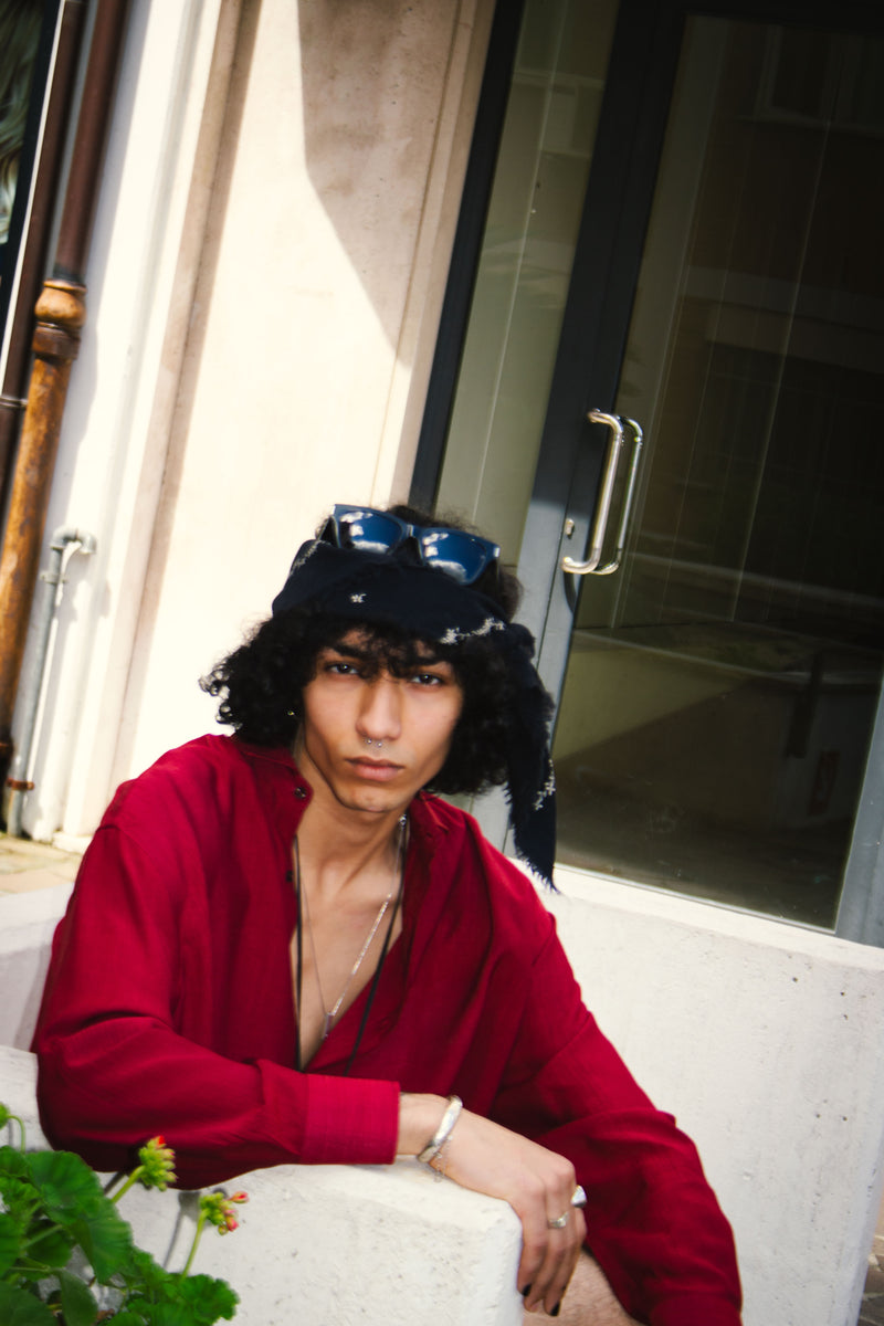 Marsem Camicia Vinaccia in viscosa