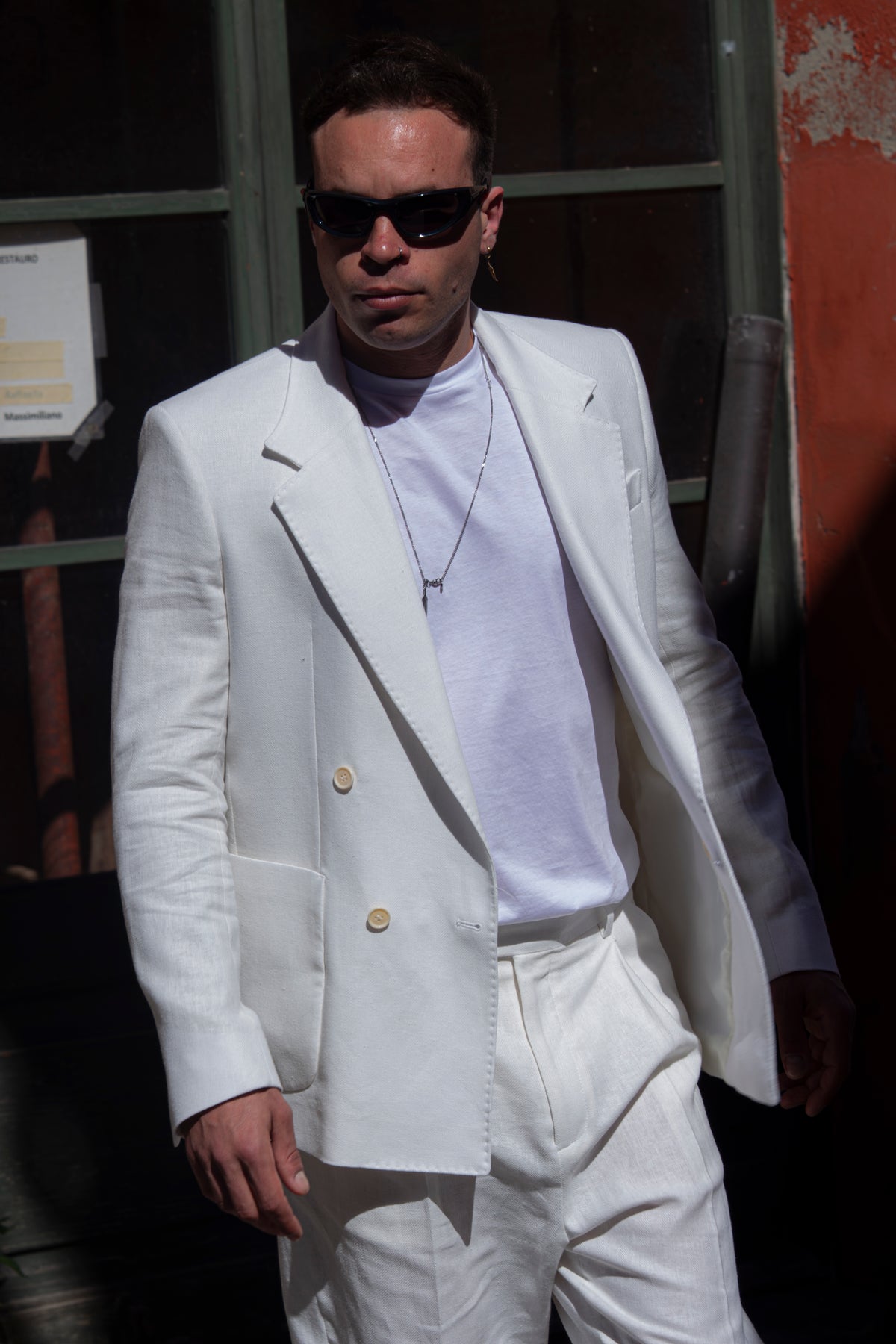 Marsem Abito Sartoriale Doppio Petto Burro