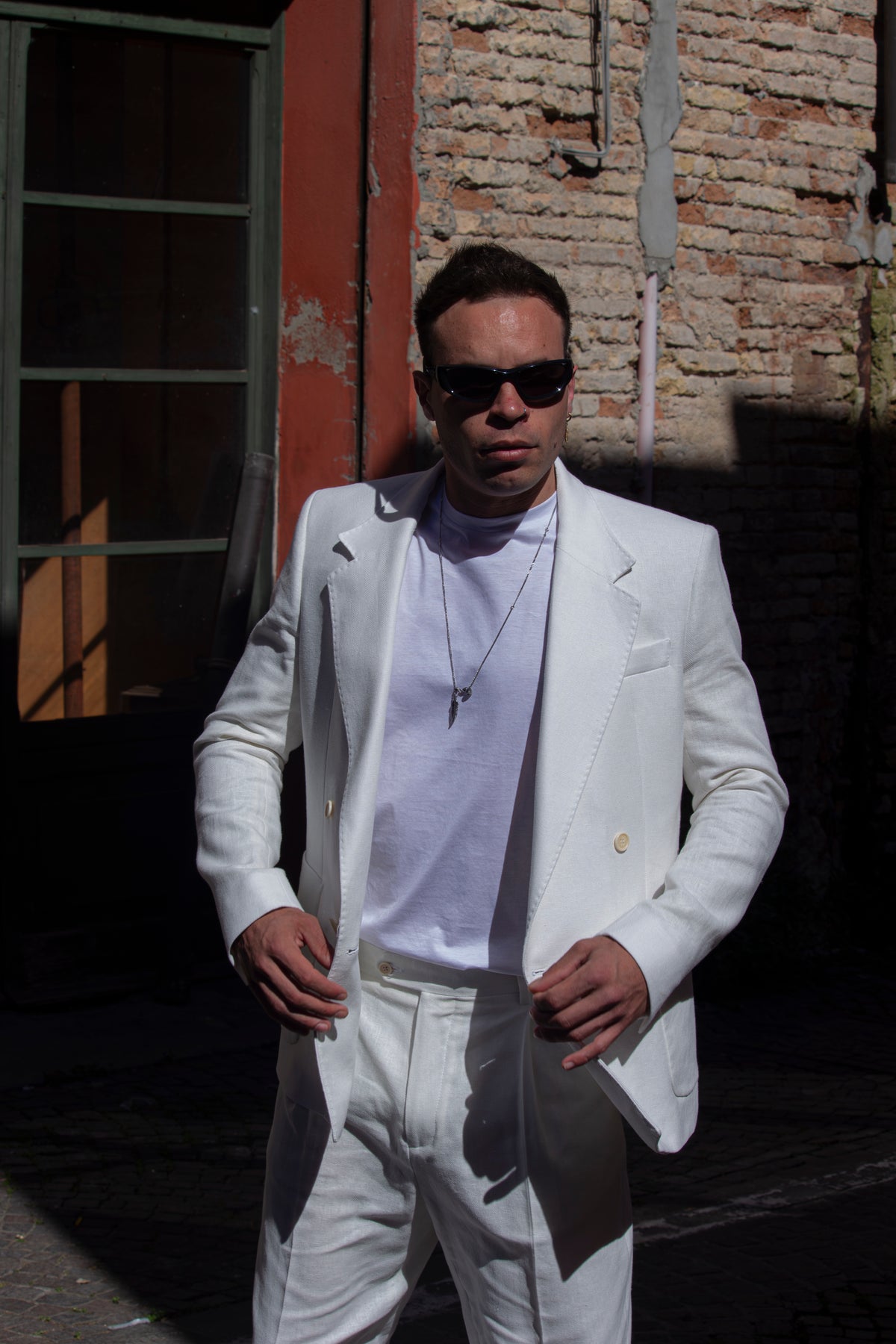 Marsem Abito Sartoriale Doppio Petto Burro