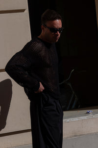 Marsem Pantalone Sartoriale Nero
