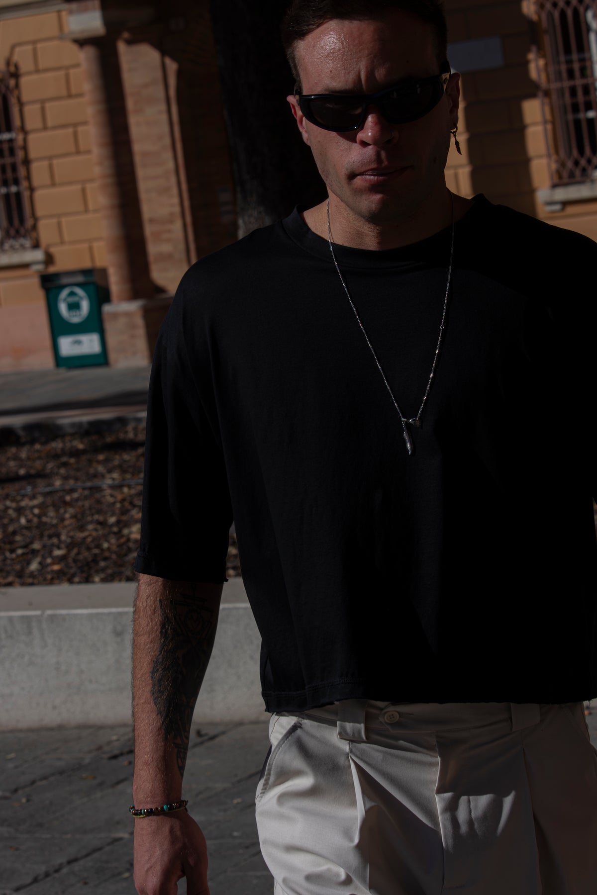 Marsem Tshirt Boxy Modal Black