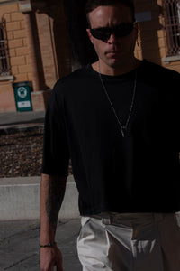 Marsem Tshirt Boxy Modal Black