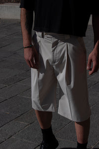 Marsem Pleated Shorts Panna