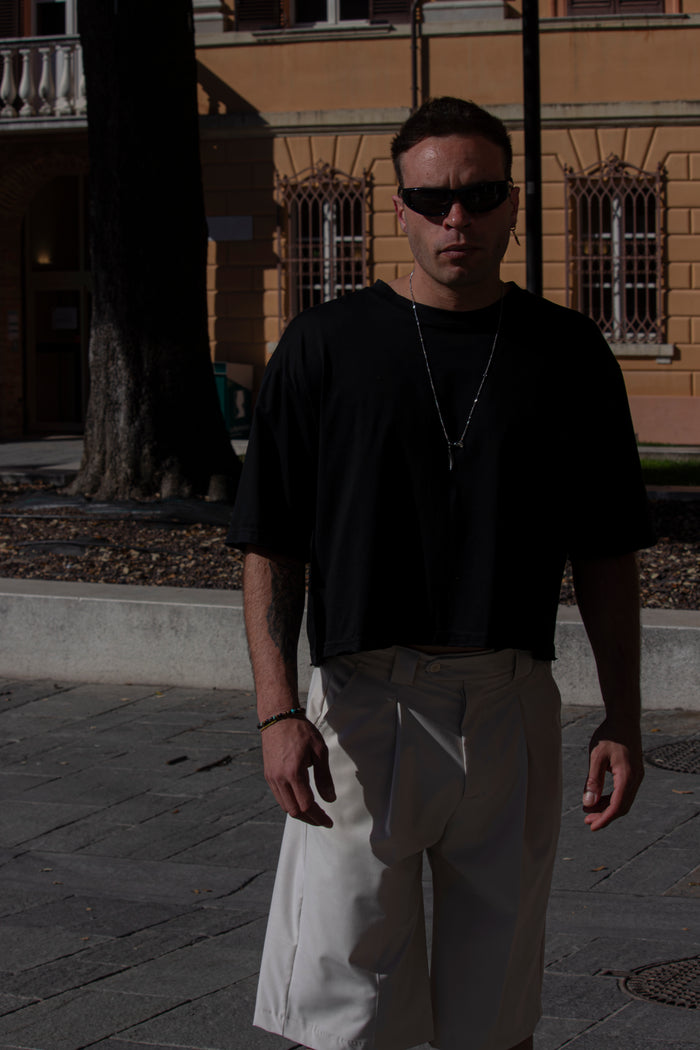 Marsem Tshirt Boxy Modal Black