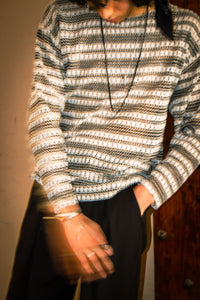 Marsem Blusa Traforata con motivo a fiori