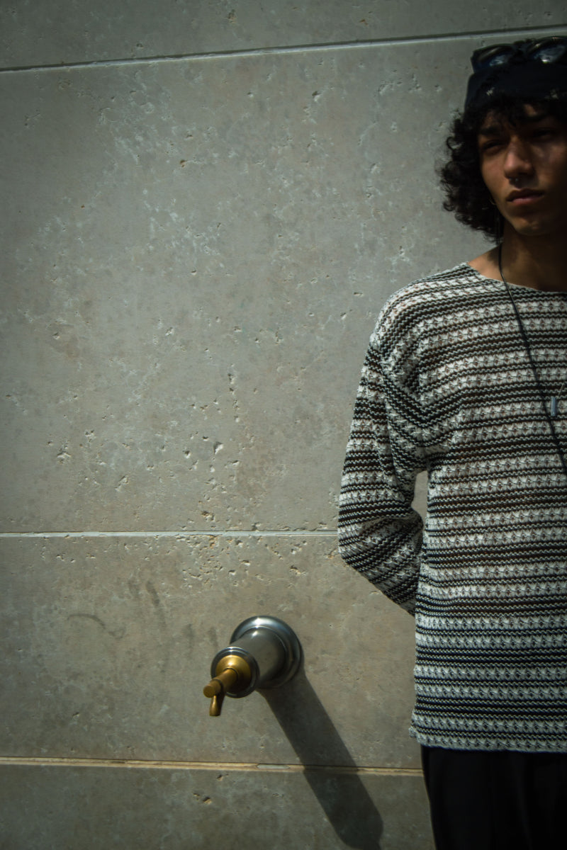 Marsem Blusa Traforata con motivo a fiori