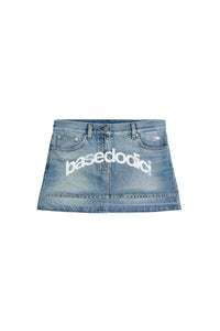 Basedodici Skirt “FORSUMMER” Light Blue