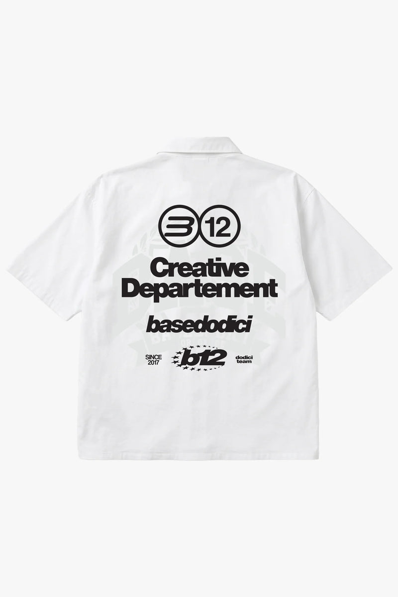 Basedodici Shirt White Creative Summer Club