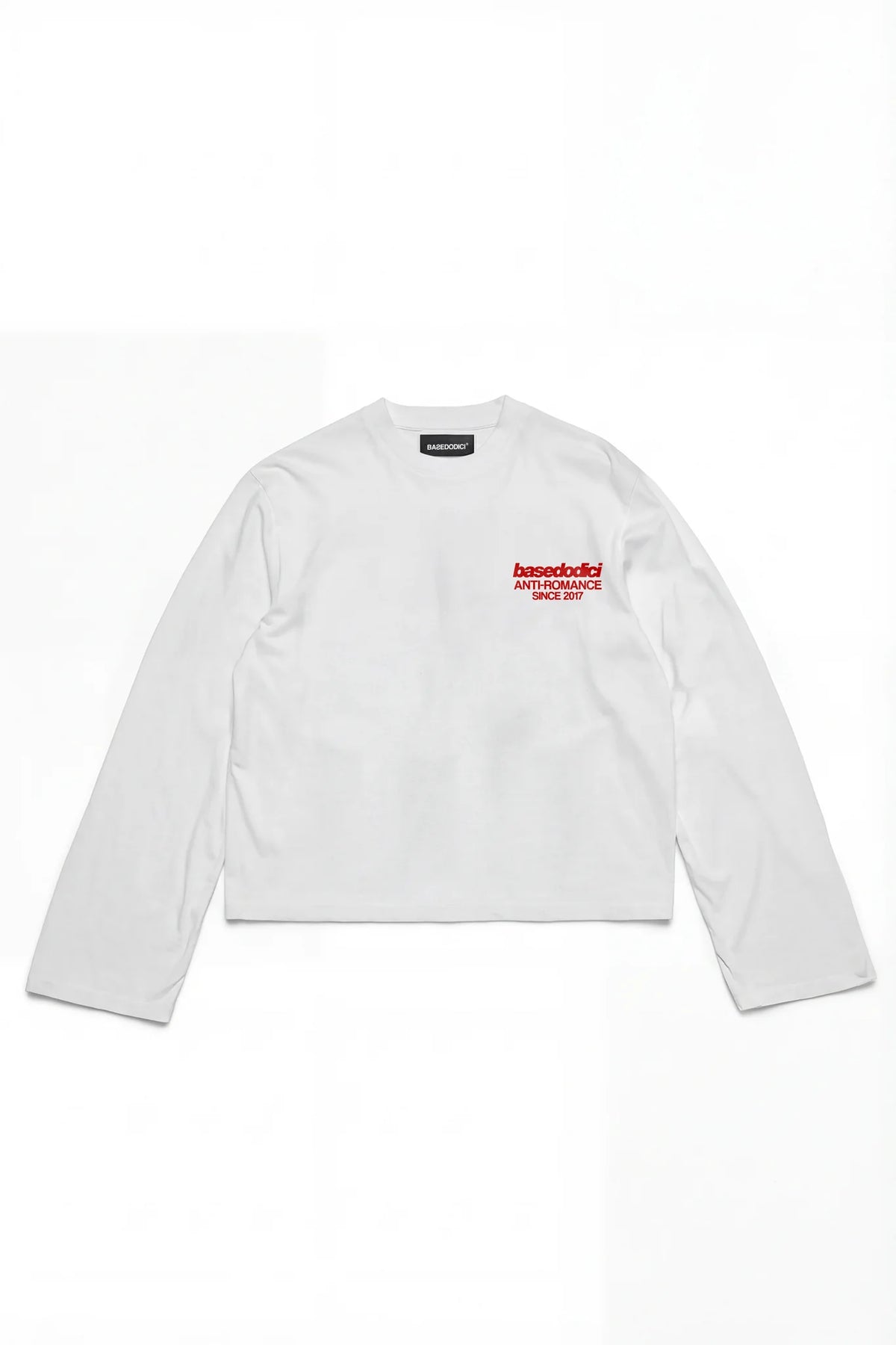 Basedodici Social Media Longsleeve White