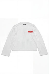 Basedodici Social Media Longsleeve White