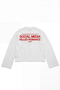 Basedodici Social Media Longsleeve White